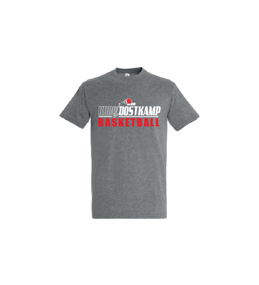 club t-shirt grijs 190gr-volw