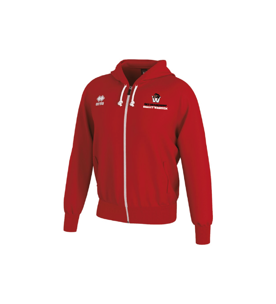 Erreà Wire3.0 fullzip sweater-rood