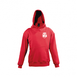 Kids hooded sweater-rood