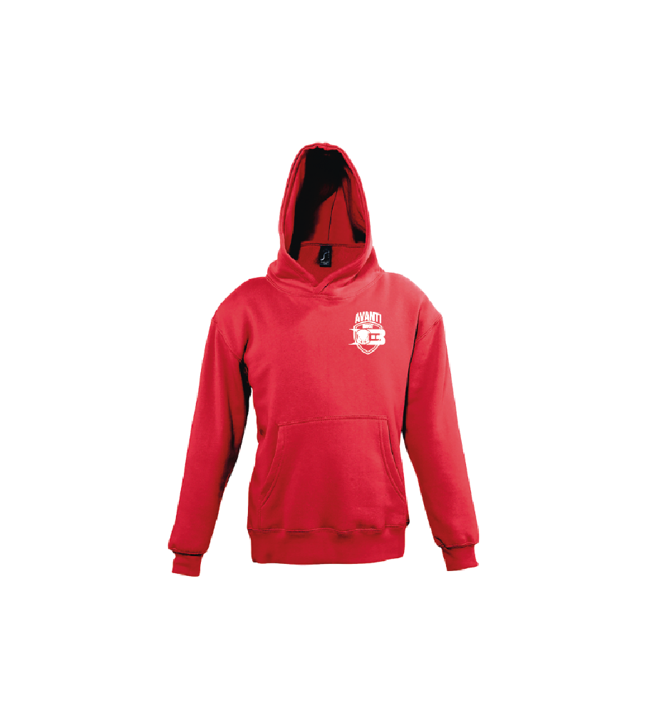 Kids hooded sweater-rood