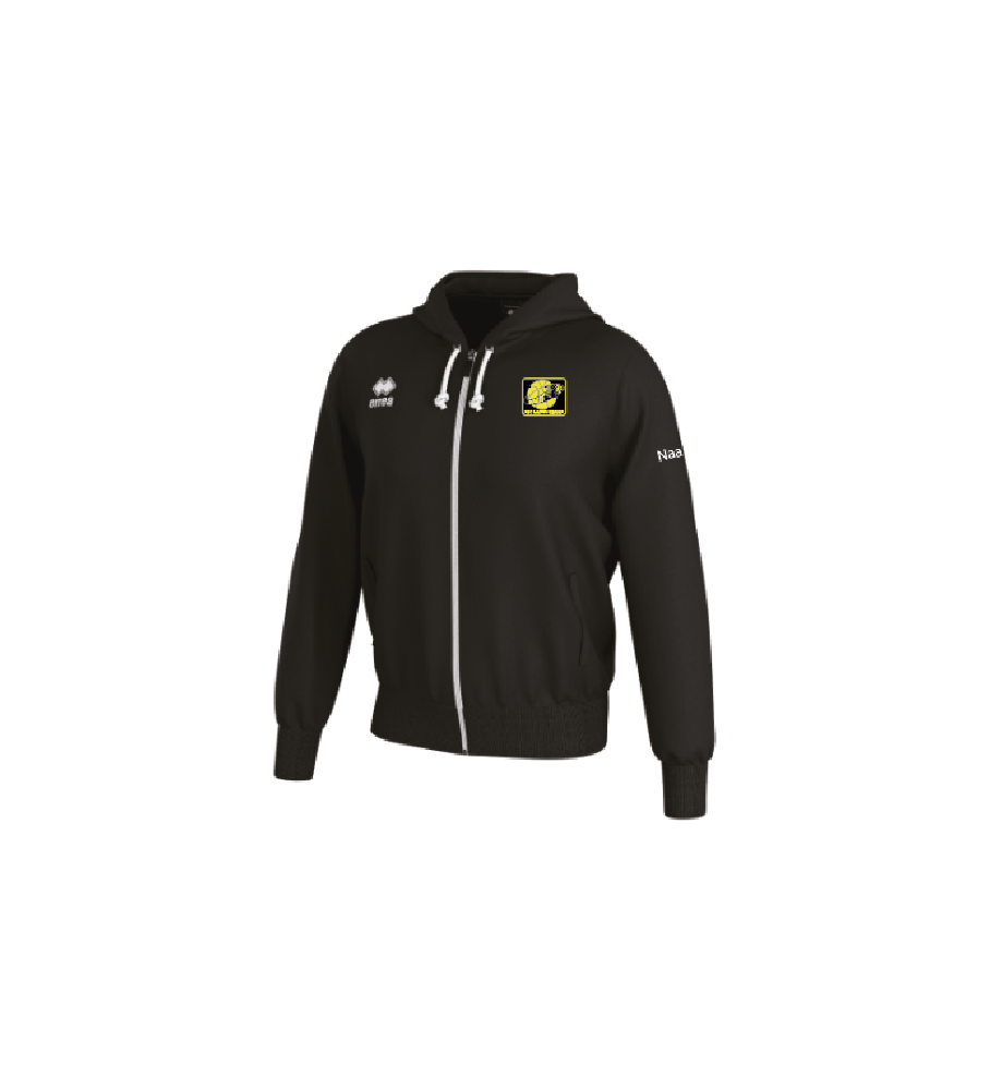 BBC Racing Brugge Bears-Erreà Jacob fullzip hoodie-zwart