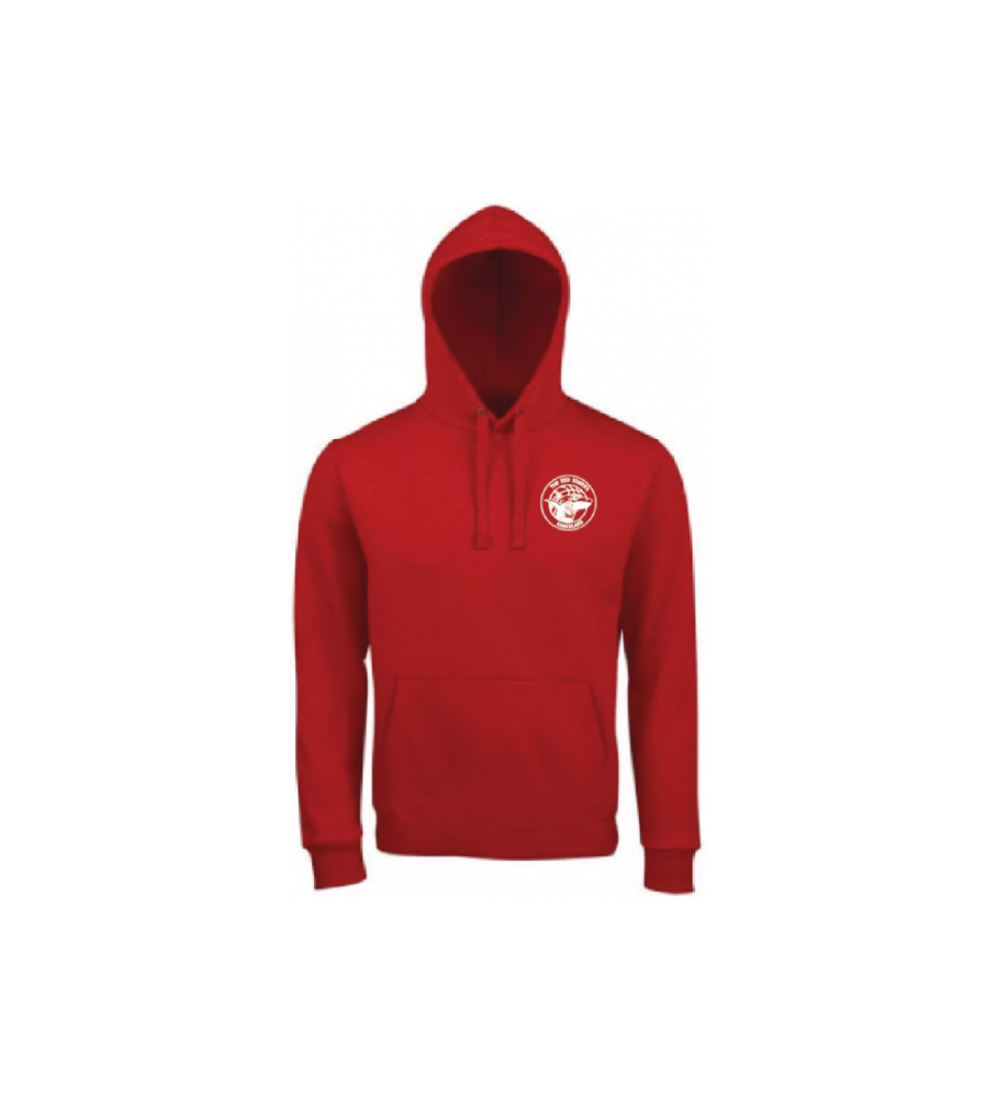 Red Sharks-kids hooded sweater(Slam-rood)