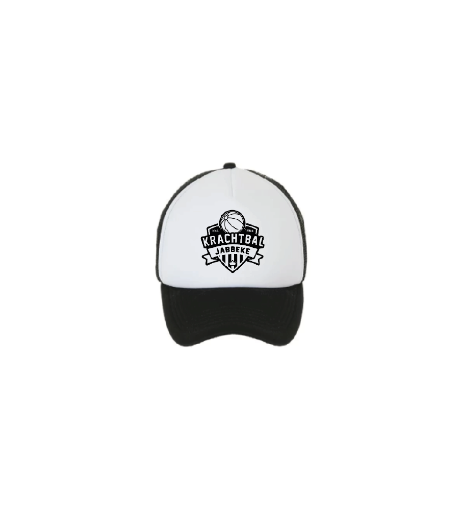 Truckcap Bubble- zw/wit