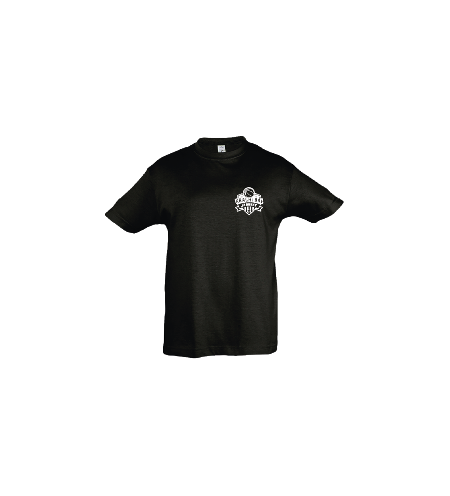 Kids t-shirt Regent-zwart