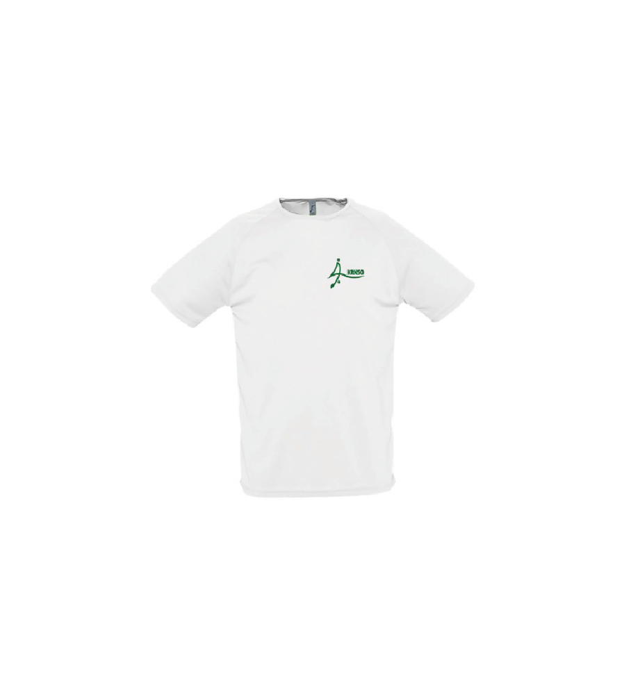 Sporty dry-fit t-shirt-wit