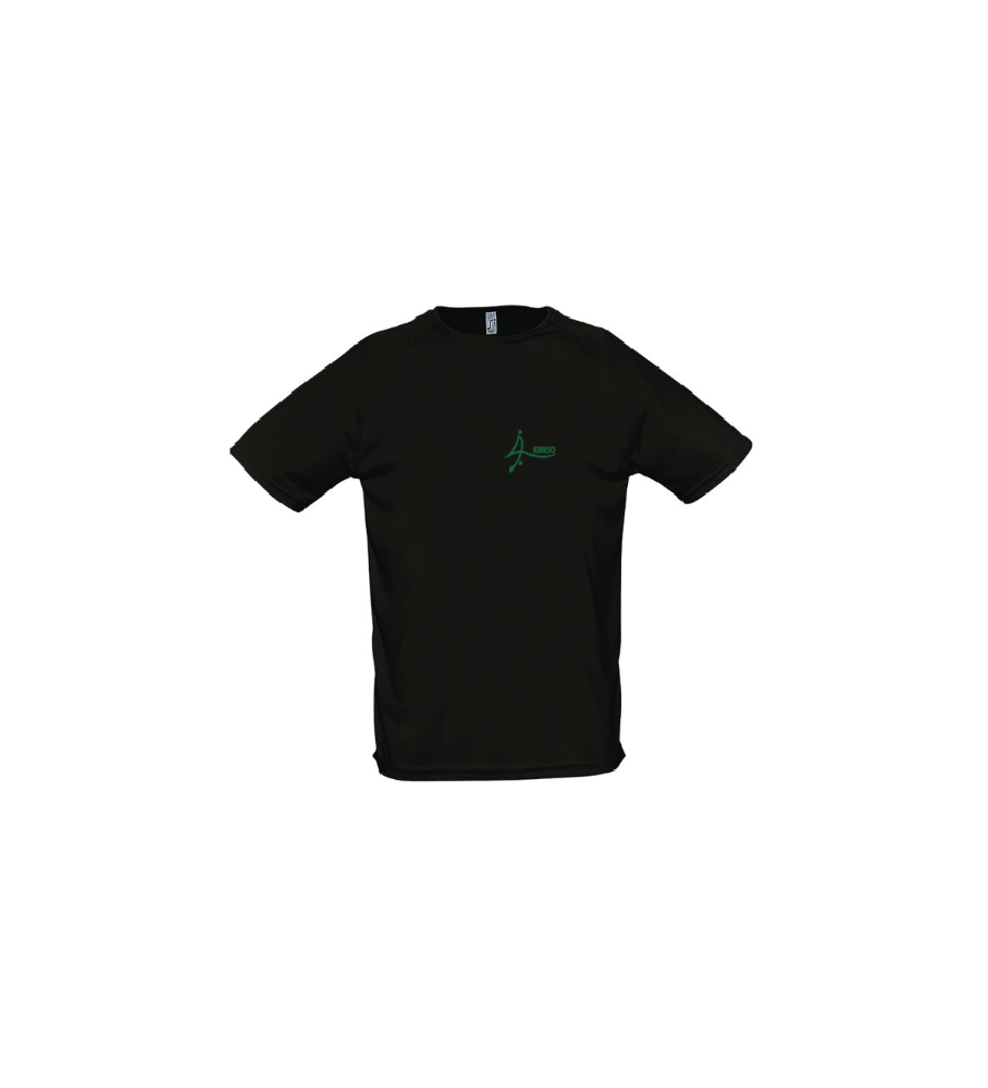 Sporty dry-fit t-shirt-zwart