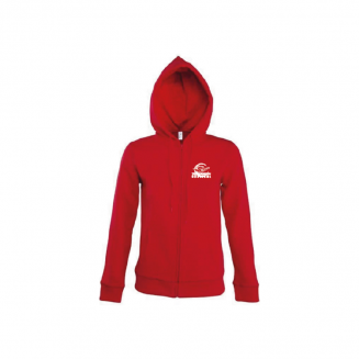 Sol's Stone zipp sweater-rood