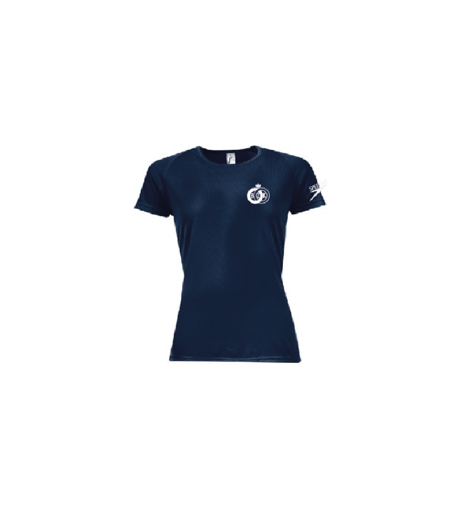 Sporty dryfit dames t-shirt navy