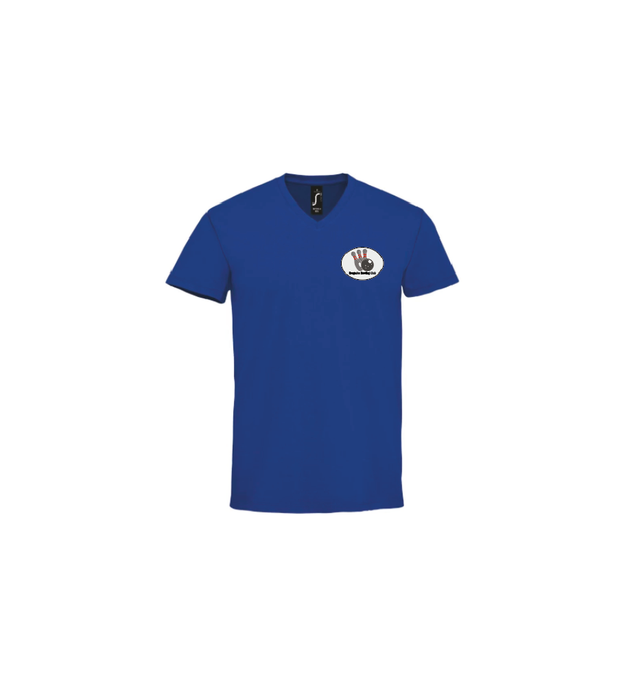 T-shirt V-hals - kon.Blauw