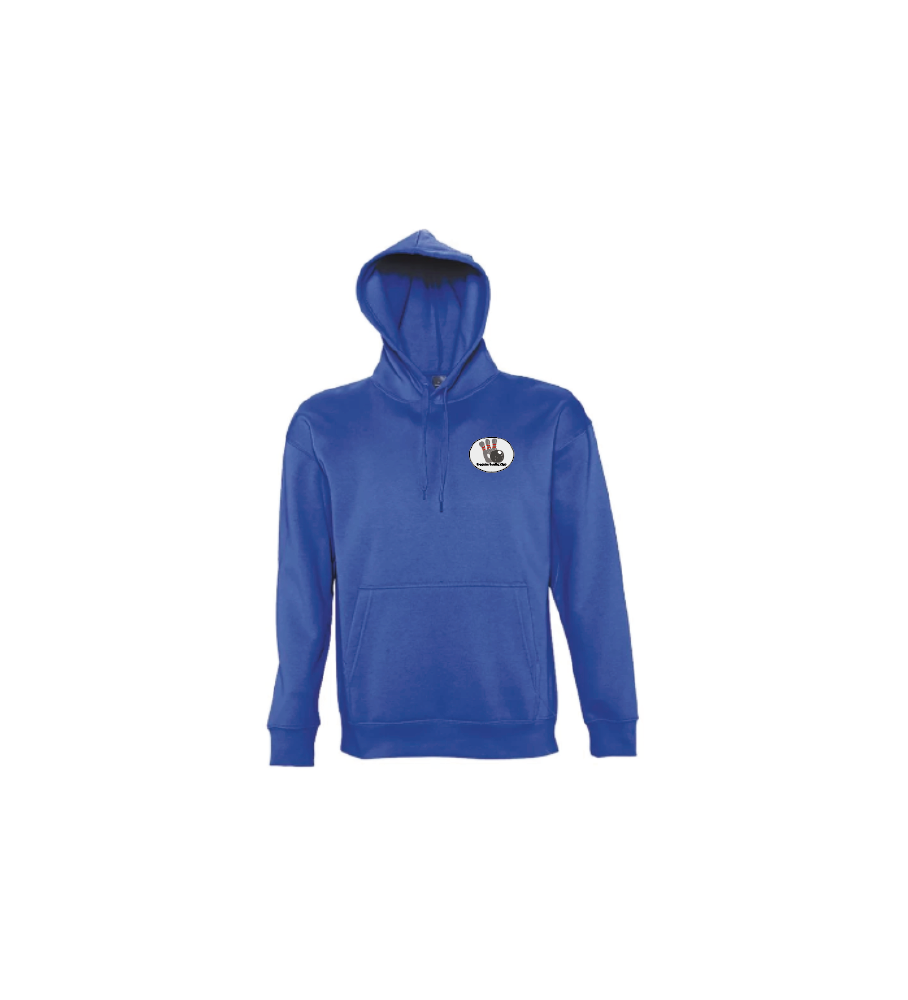 Hooded sweat-Snake-kon.Blauw