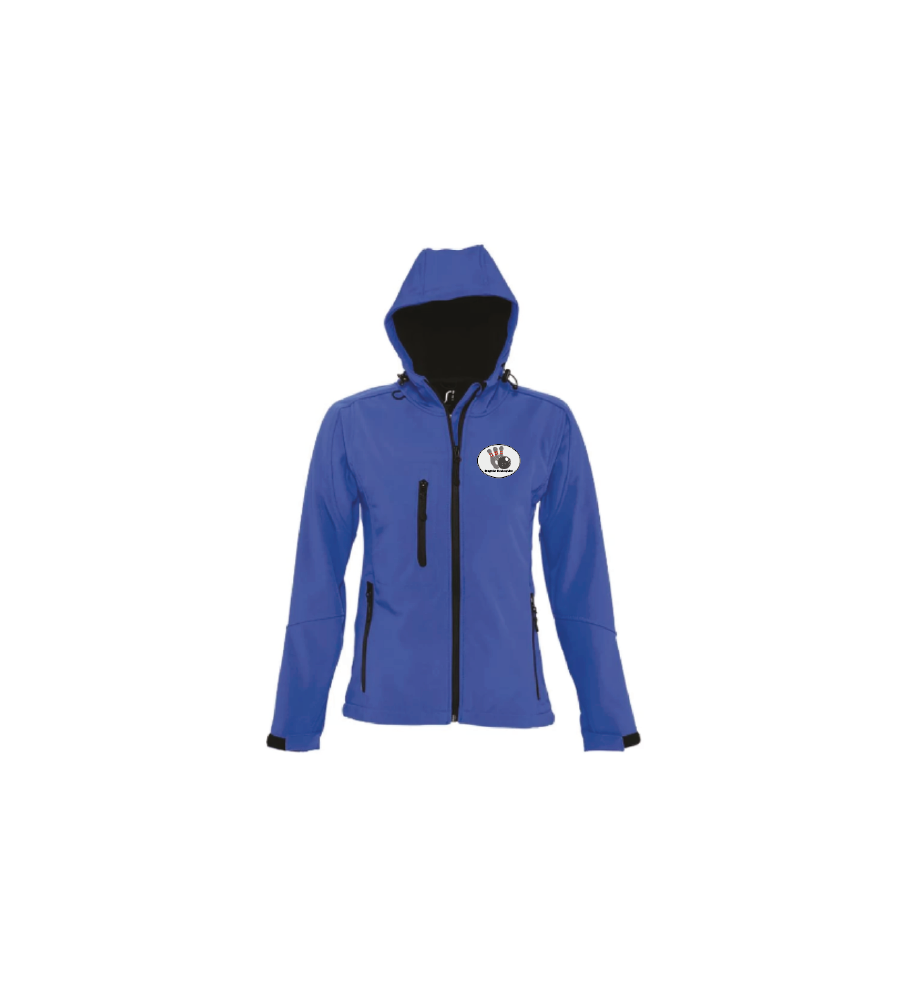 Softshelljas-Replay-dames-kon.Blauw