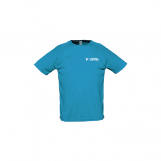 T-shirt dry fit Sporty-aqua
