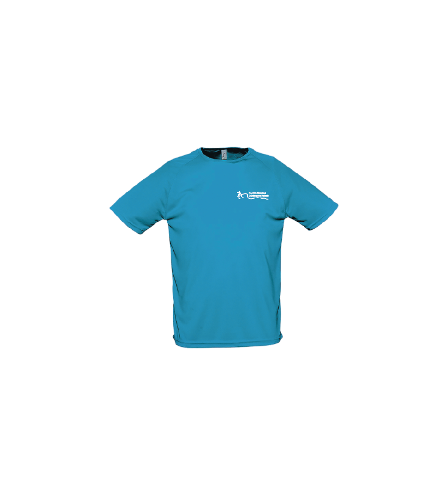 T-shirt dry fit Sporty-aqua