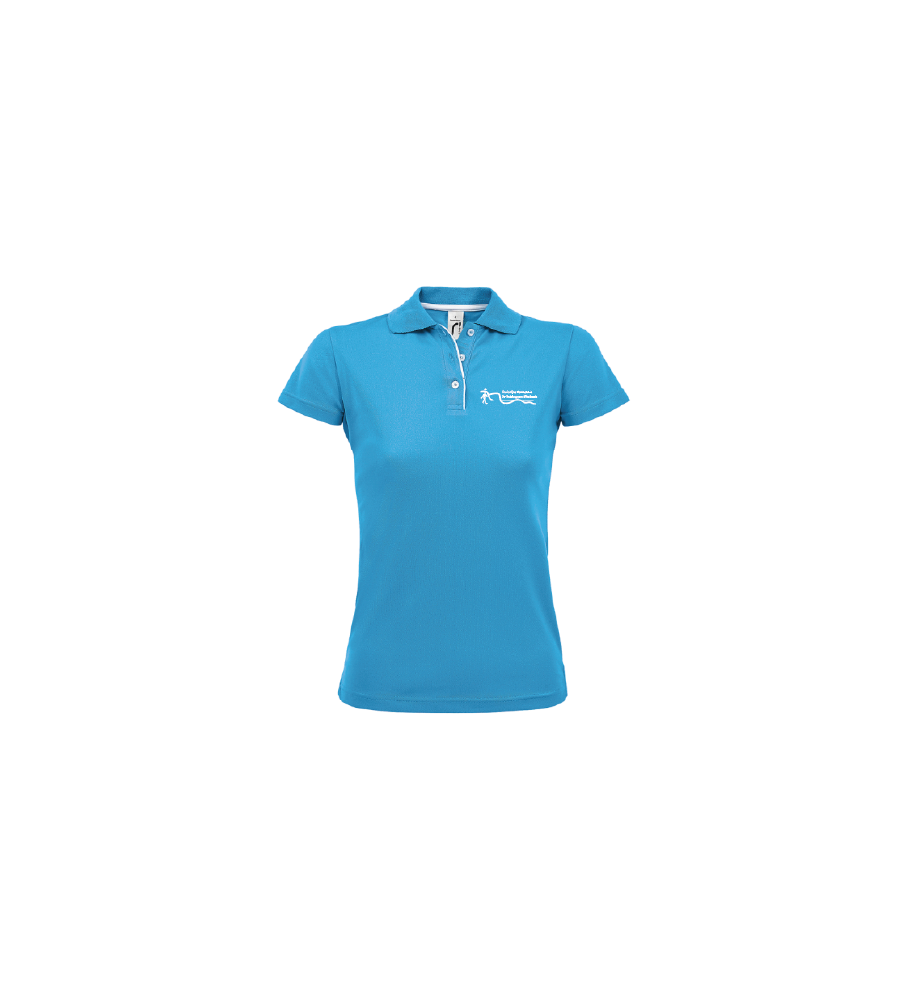 Polo Performer dames-aqua