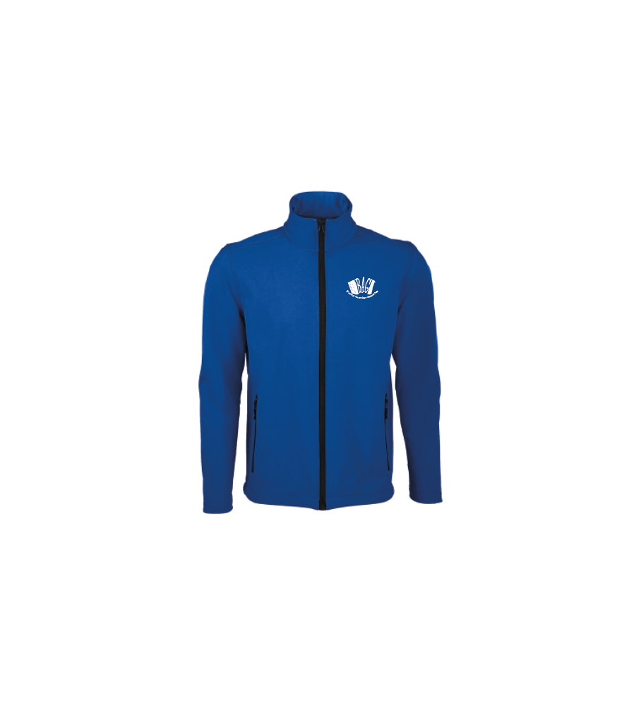 Softshell jas - kon blauw