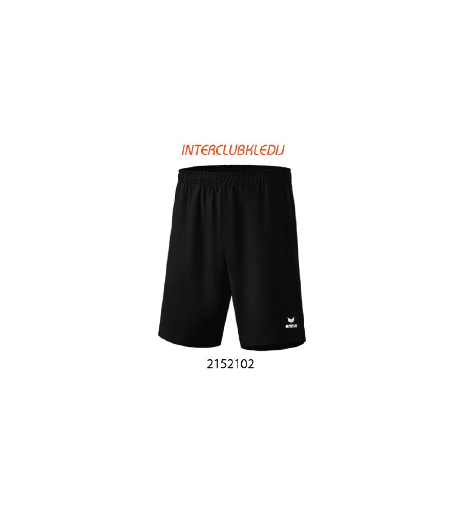 Erima tennisshort heren-zwart