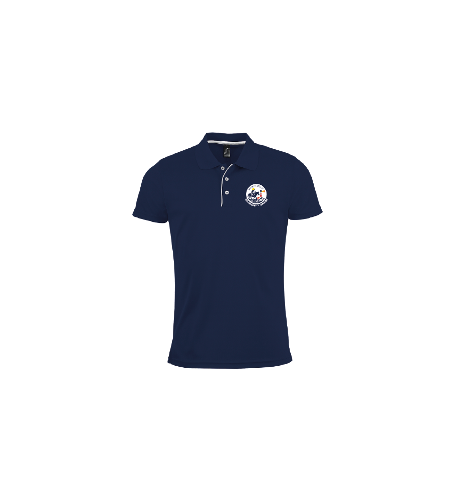Performer polo-heren navy