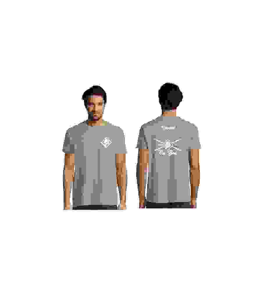 T-shirt The Box-heren-grijs
