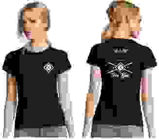 T-shirt The Box-dames-zwart