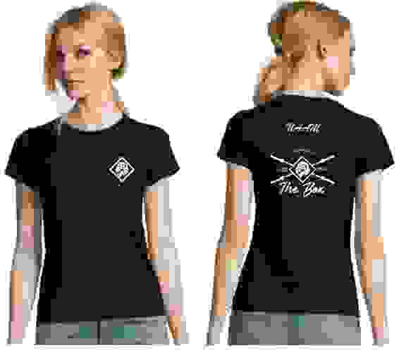 T-shirt The Box-dames-zwart