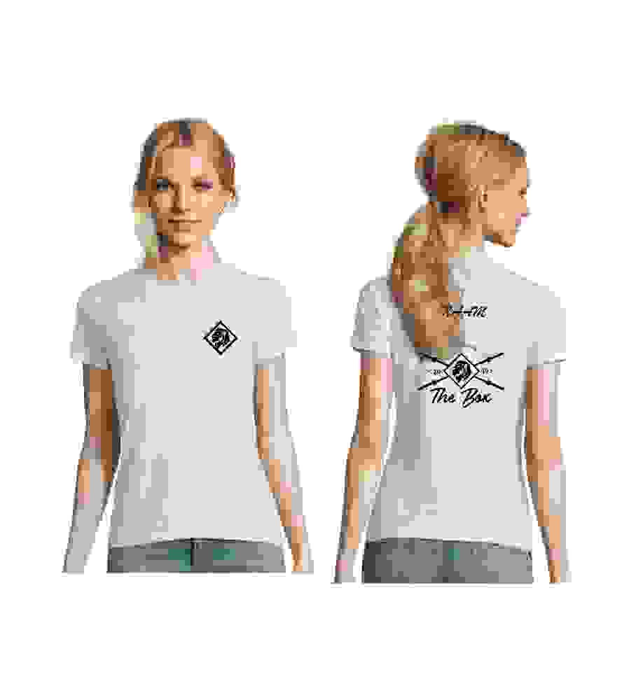 T-shirt The Box-dames-wit
