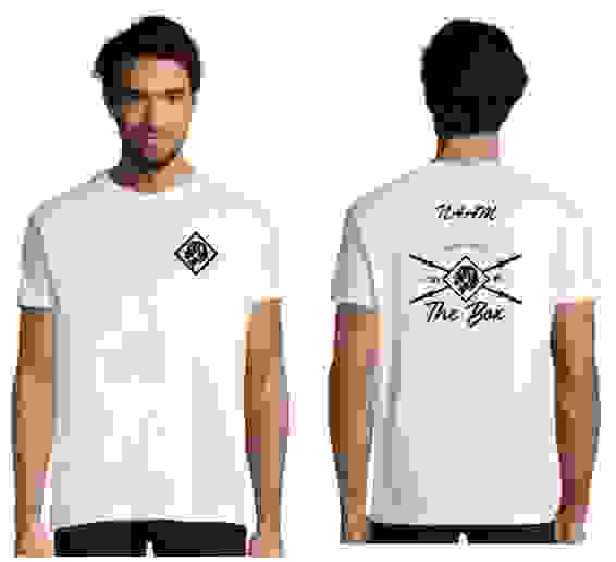 T-shirt The Box-heren-wit