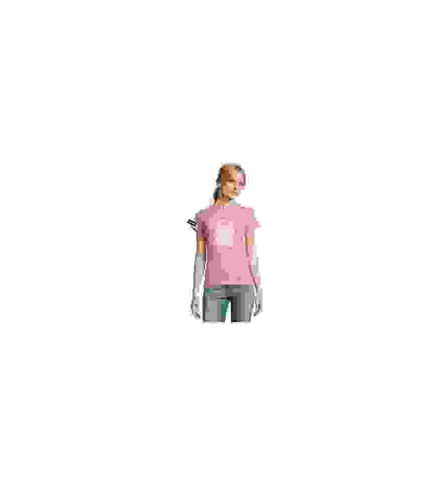 Yane&Kjell t-shirt-women round neck-pinck-Oudenburger