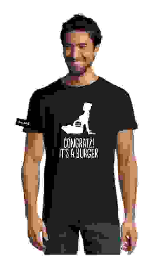 Yane&Kjell t-shirt men-zwart -Congratulations