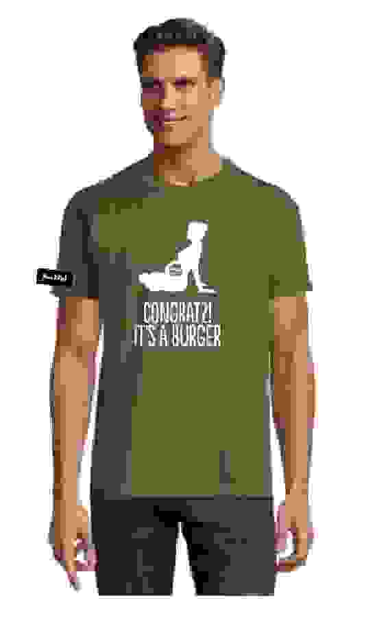Yane&Kjell t-shirt men-green -Congratulations