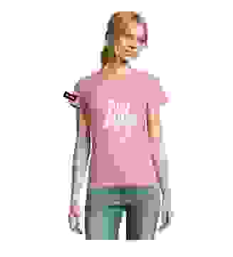 Yane&Kjell t-shirt-women round neck-pinck-Big Bunz