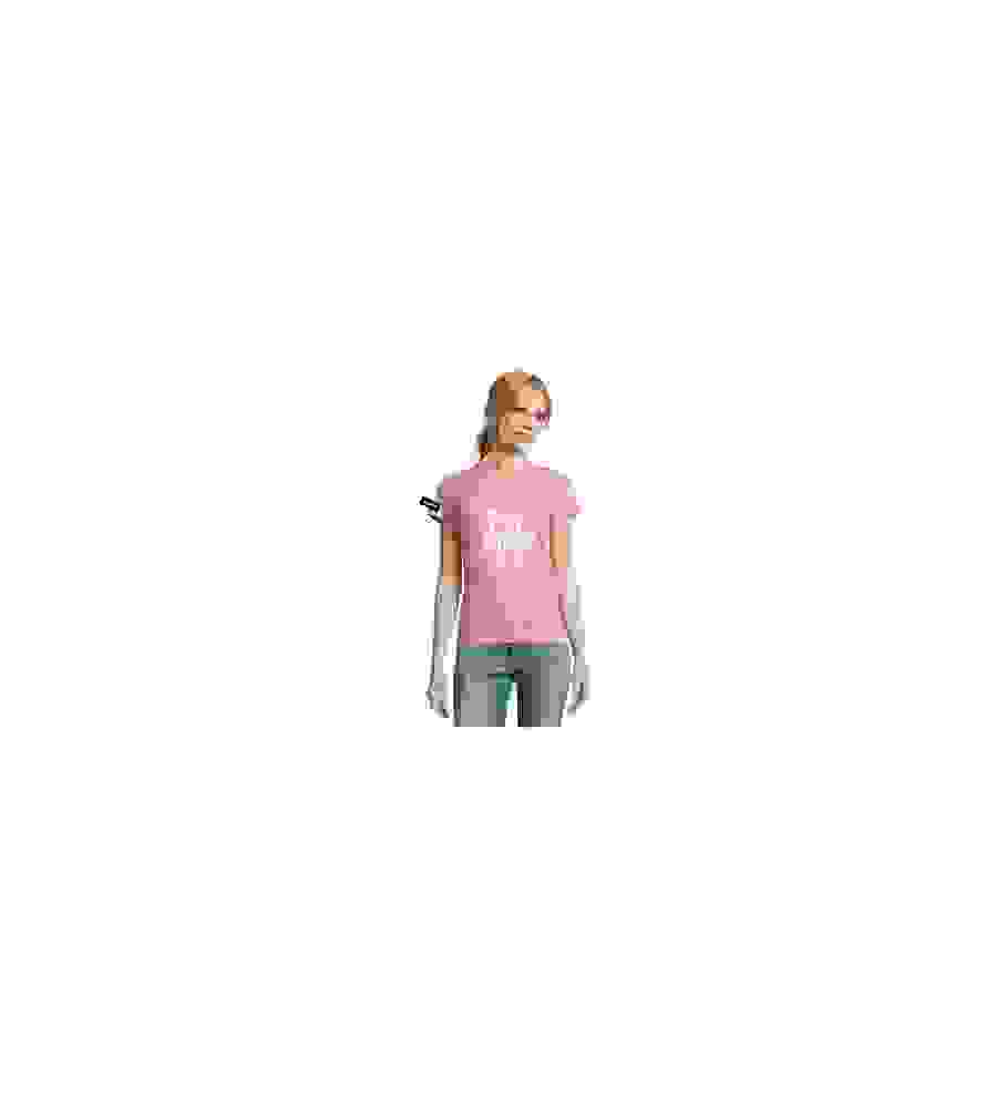 Yane&Kjell t-shirt-women round neck-pinck-Big Bunz
