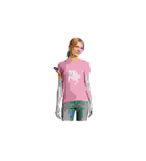 Yane&Kjell t-shirt-women round neck-pinck-Big Bunz