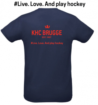 KHCB T-shirt dames - navy - dry fit