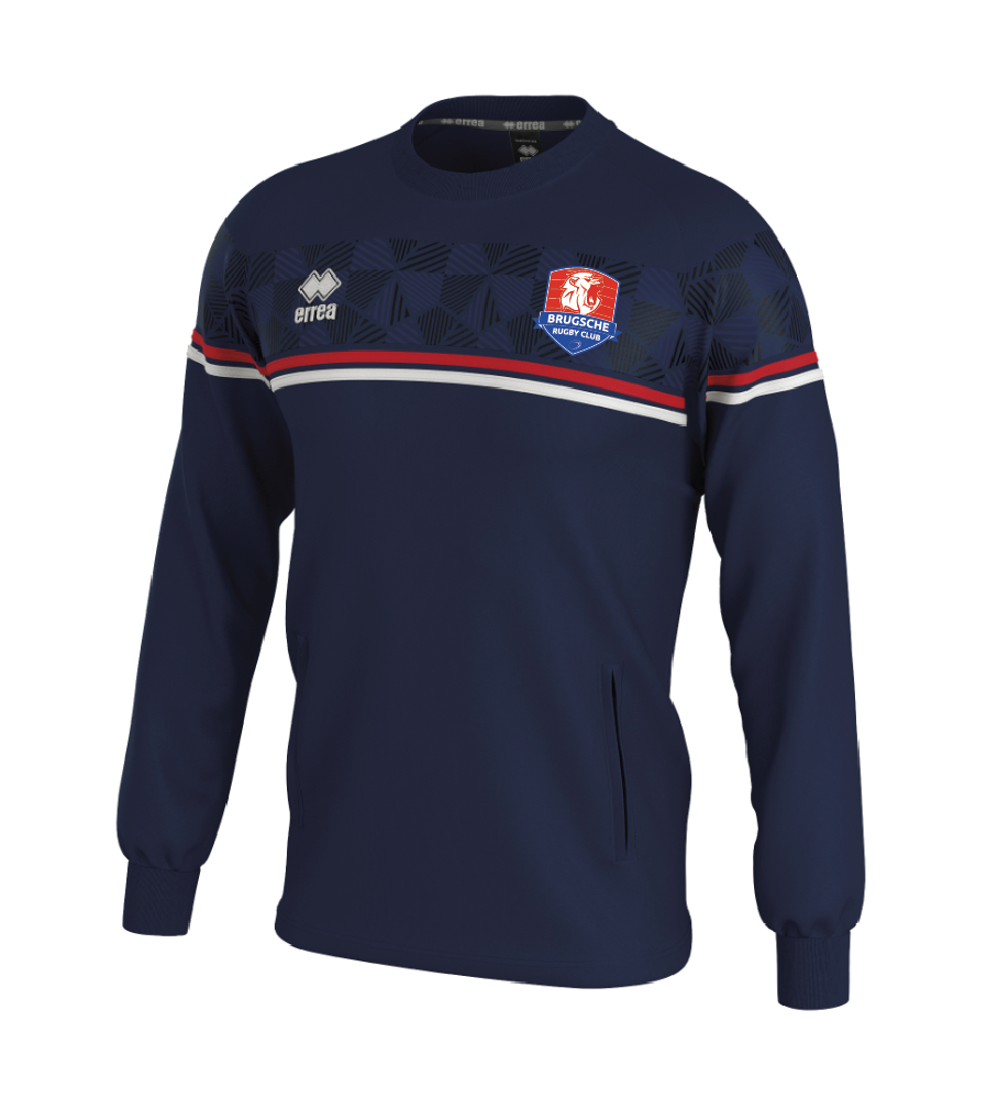 Brugsche Rugby-Davis trui (navy/red)