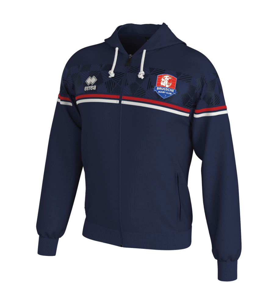 Brugsche Rugby-Dragos hooded jas (navy/red)