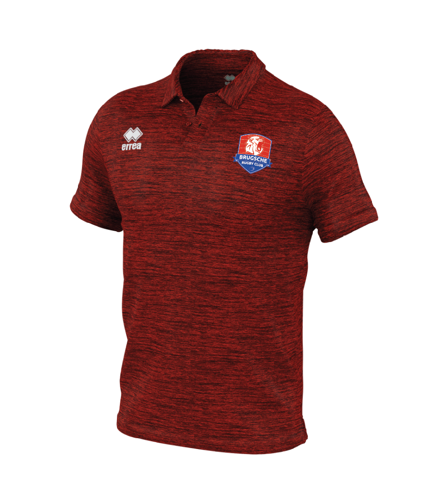 Brugsche Rugby-Carlos polo (red/antraciet))