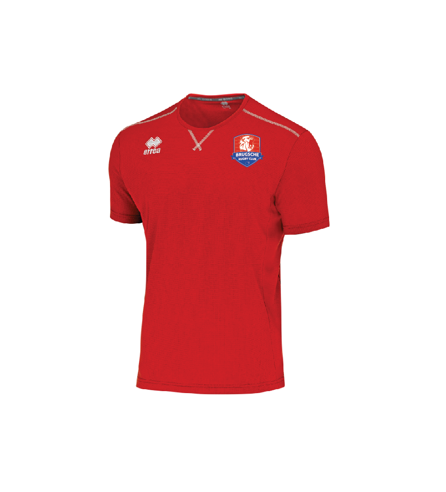 Brugsche Rugby-Everton dry-fit shirt (rood)