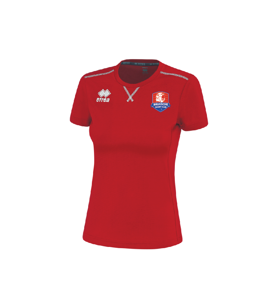 Brugsche Rugby-Marion dry-fit dames shirt (rood)