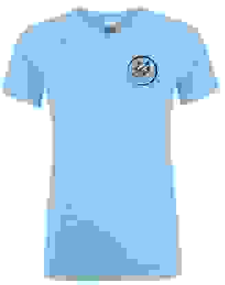 T-shirt Sky blue-dames